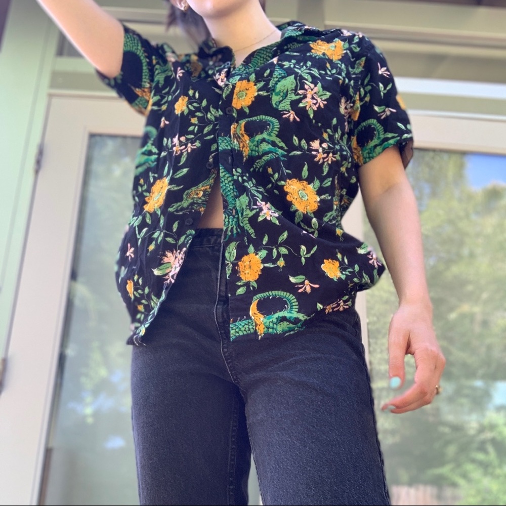 Super massive button down